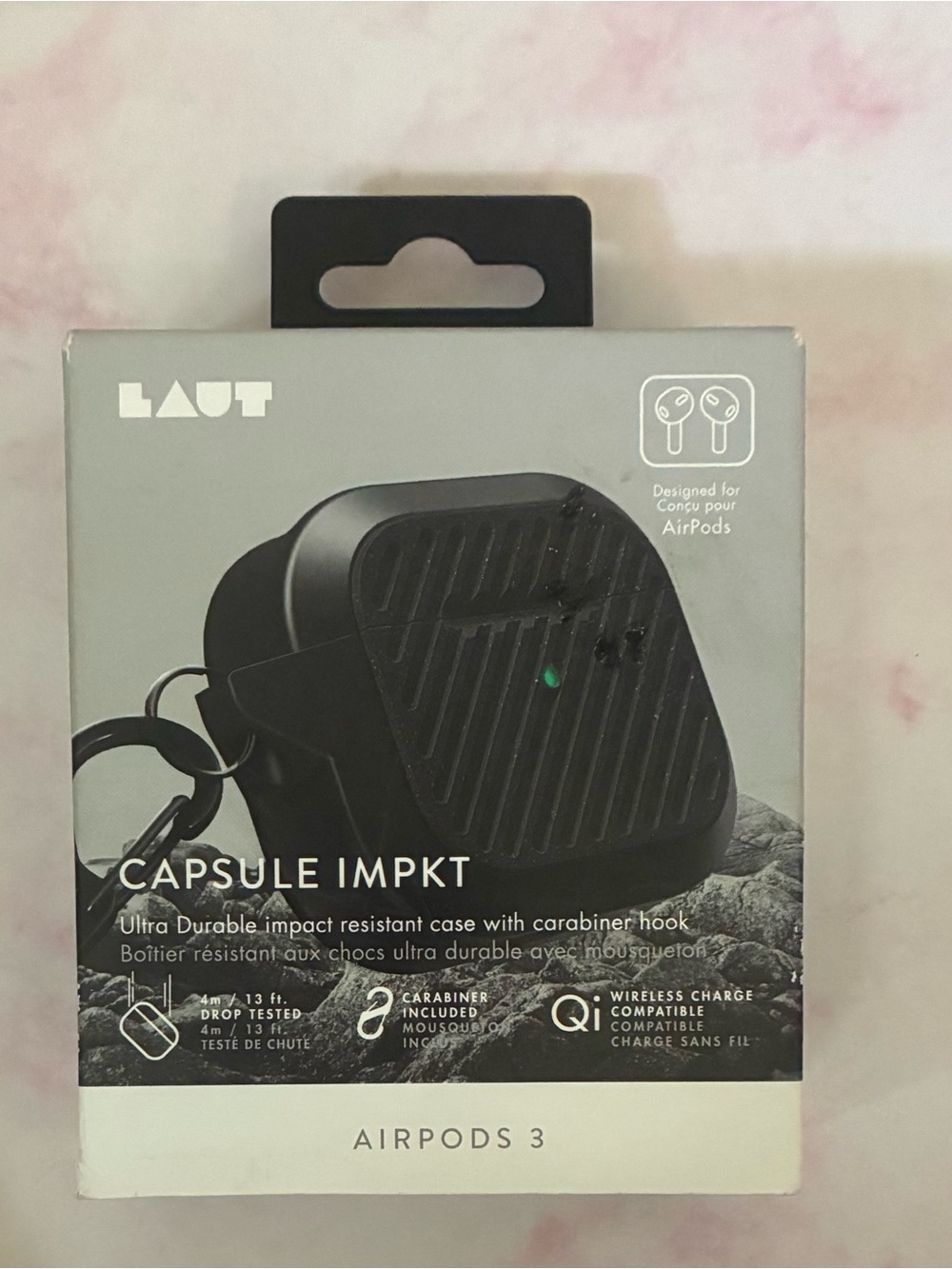 LAUT Capsule IMPKT AirPods 3 Case - Black